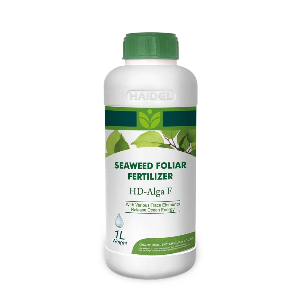 Haidel Extracto foliar líquido de algas orgánicas Naturales fertilizante