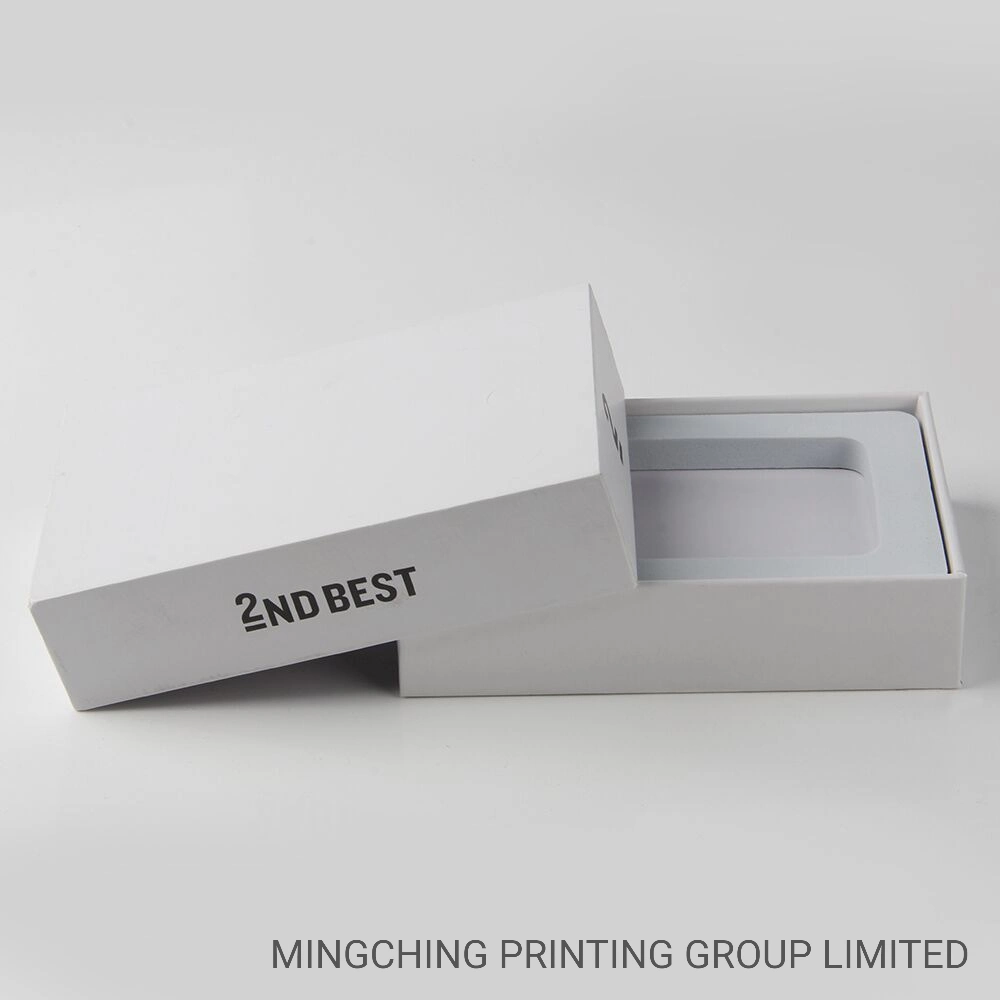 OEM Custom White Rigid Cardboard Paper Packing Box for Cell Phone