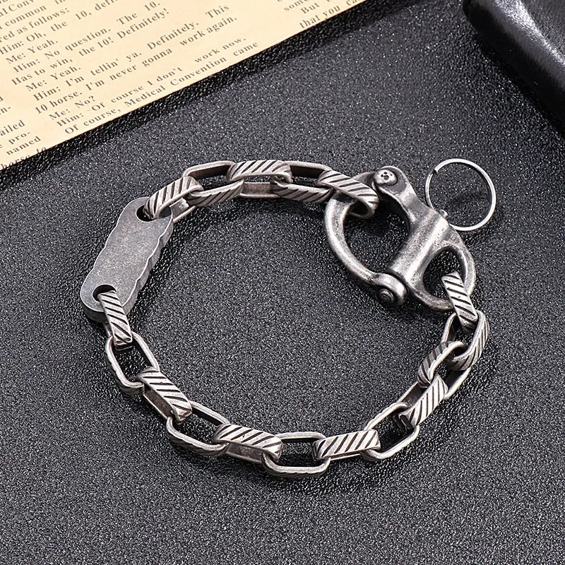 Fashion Stainless Steel Men's Chunky Bracelets