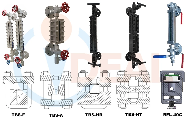 Level Gauge for Tank, Bolier, with Scale, Transparet Type, Reflex Type