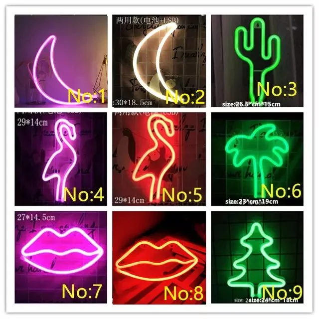 Wall Art Sign Hanging Fashion Custom Neon Lights