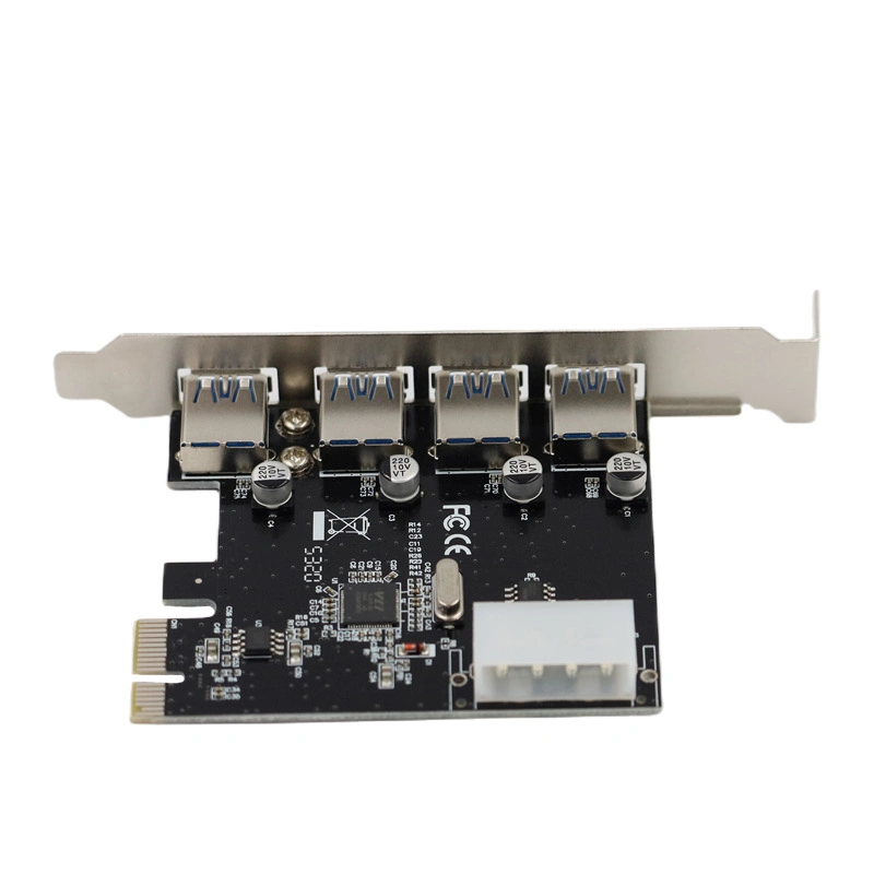 Desktop PCI-E to USB3.0 Adapter PCI-Express 4 USB Expansion Card