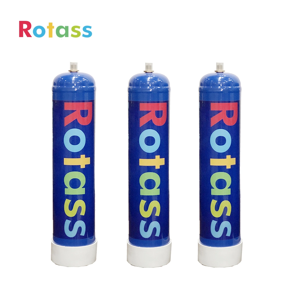 Rotass 580g Nitrous Oxide Cylinder Factory Direct 0.95L N2o Gas Canister Laughing Gas Cartridge for Foaming Catering Use