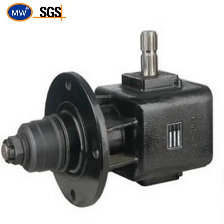 Cone Base Aequilate Spline Shaft Agricultural Gearbox for 90 Degree Farm Pto Tractor Slasher Rotary Tiller