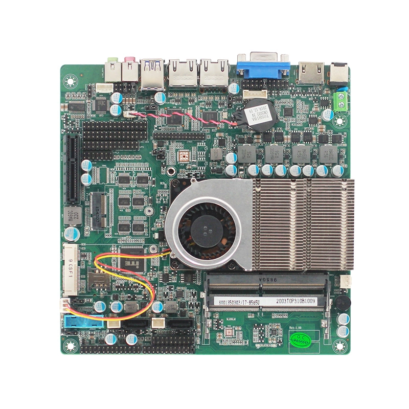 Piesia Cheap 4205u/Core 8th Gen 17*17 Mini Itx Industrial Motherboard for Commercial