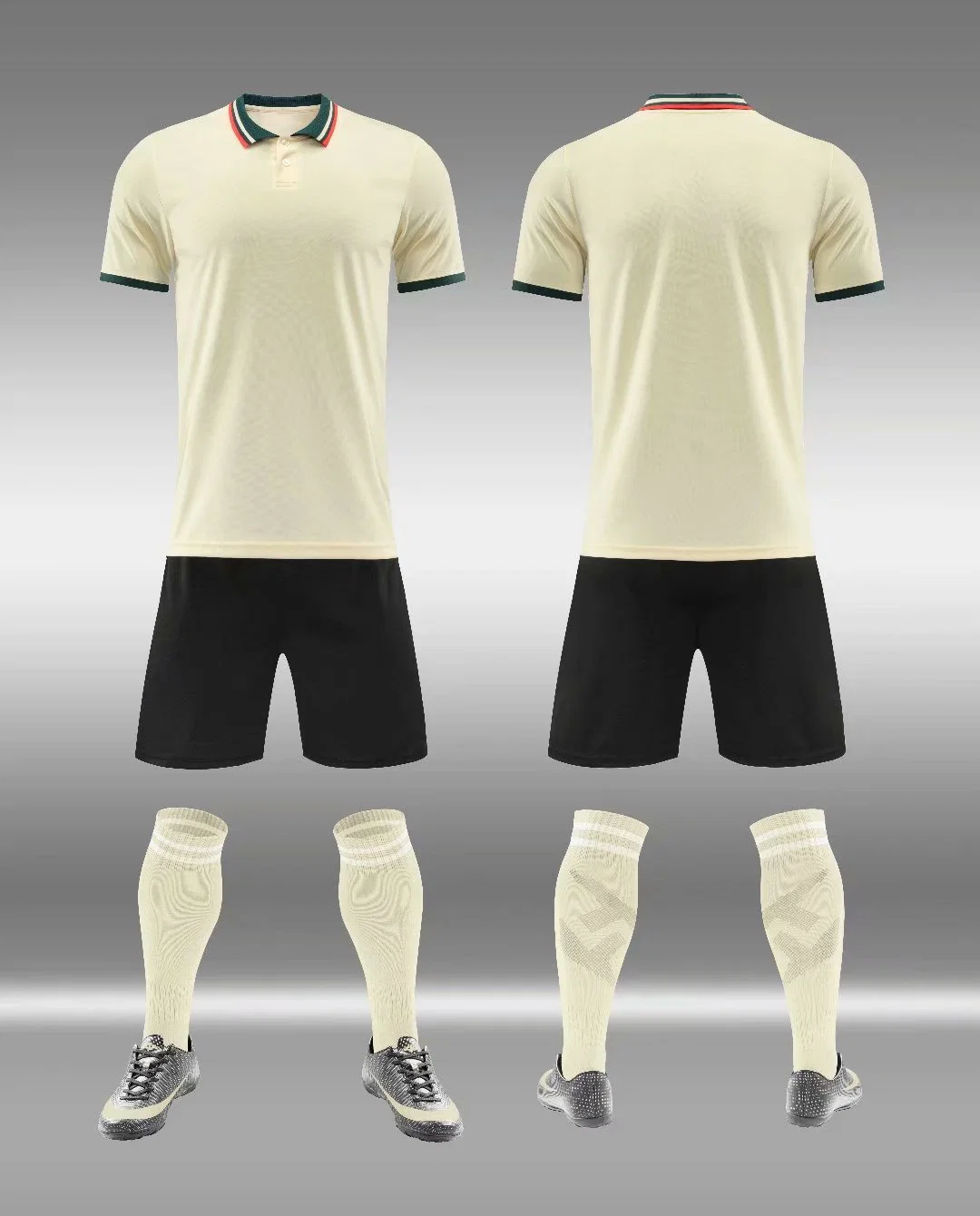 New Design Jugend Sport Tragen Fußball Uniform Männer Fußballtrikot Set Kinder Fußballtrikot Großhandel Trainingsanzug Kleidung