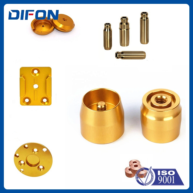 Customized Metal Milling Turning Service Brass Copper CNC Machining Parts with Laser Cutting