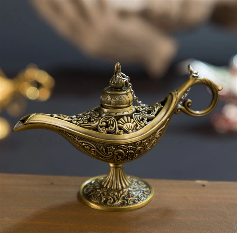 Aladdin Magic lámpara de Arte Artesanal lámpara de deseos Aromaterapia