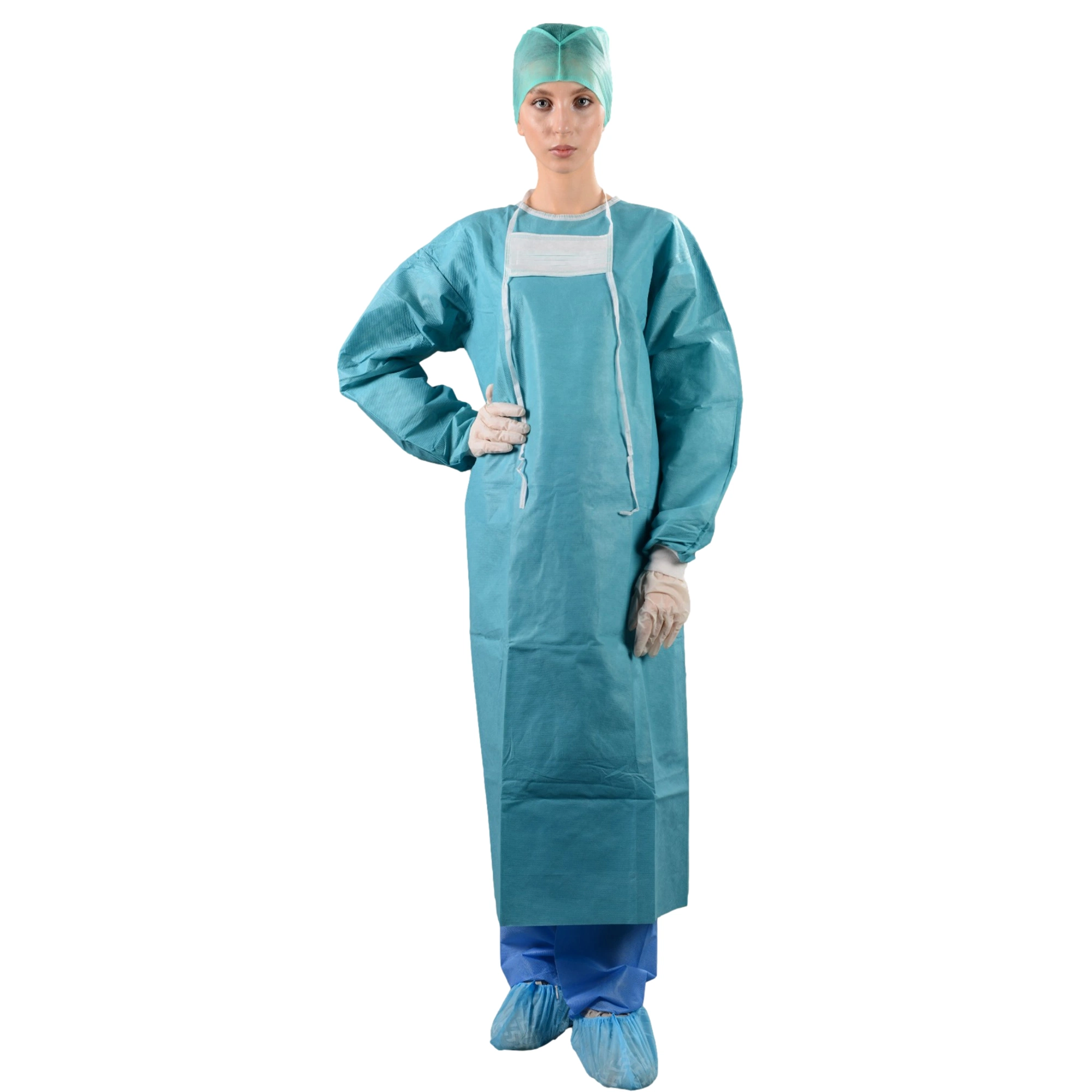 Consumíveis médicos descartável cirúrgico do próprio hospital cirúrgico uniforme