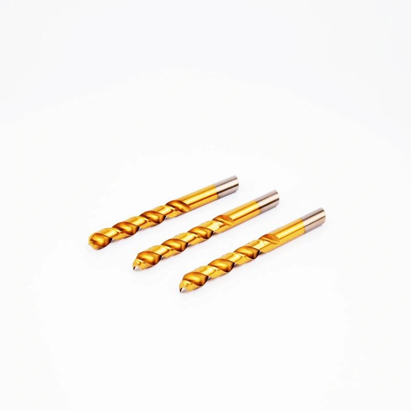 DIN338 HSS Fully Ground Left Hand Titanium Coated Twist Drill Bits