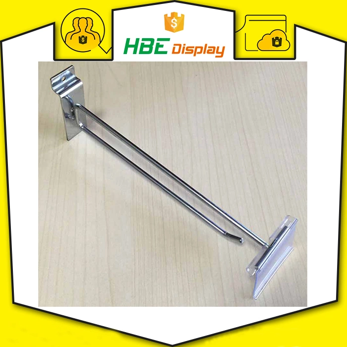 Wholesale/Supplier Custom Metal Single Chrome Slatwall Board Display Hook