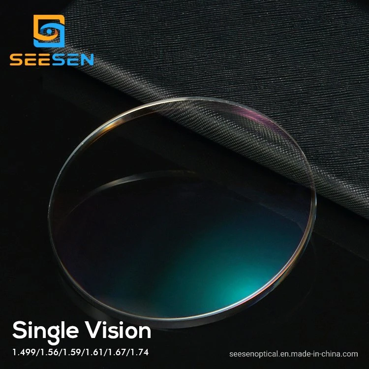 Cr39 1.49 1.56 1.59 1.61 1.67 1.70 1.74 Single Vision PC Hc Hmc EMI UV Optical Lens