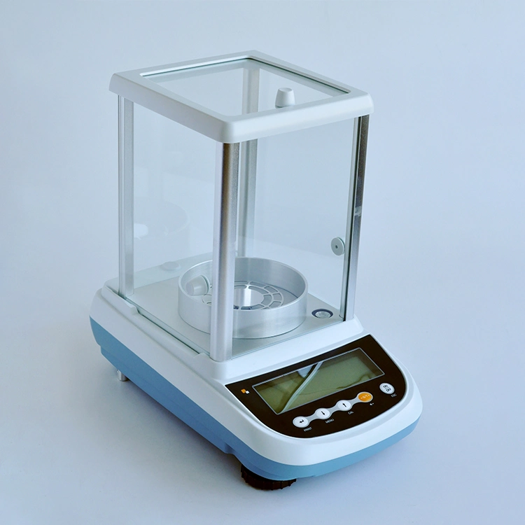 0.01mg 0.1mg electrónica doble escala de análisis de laboratorio de calibración interna de balanza de pesaje eléctrico