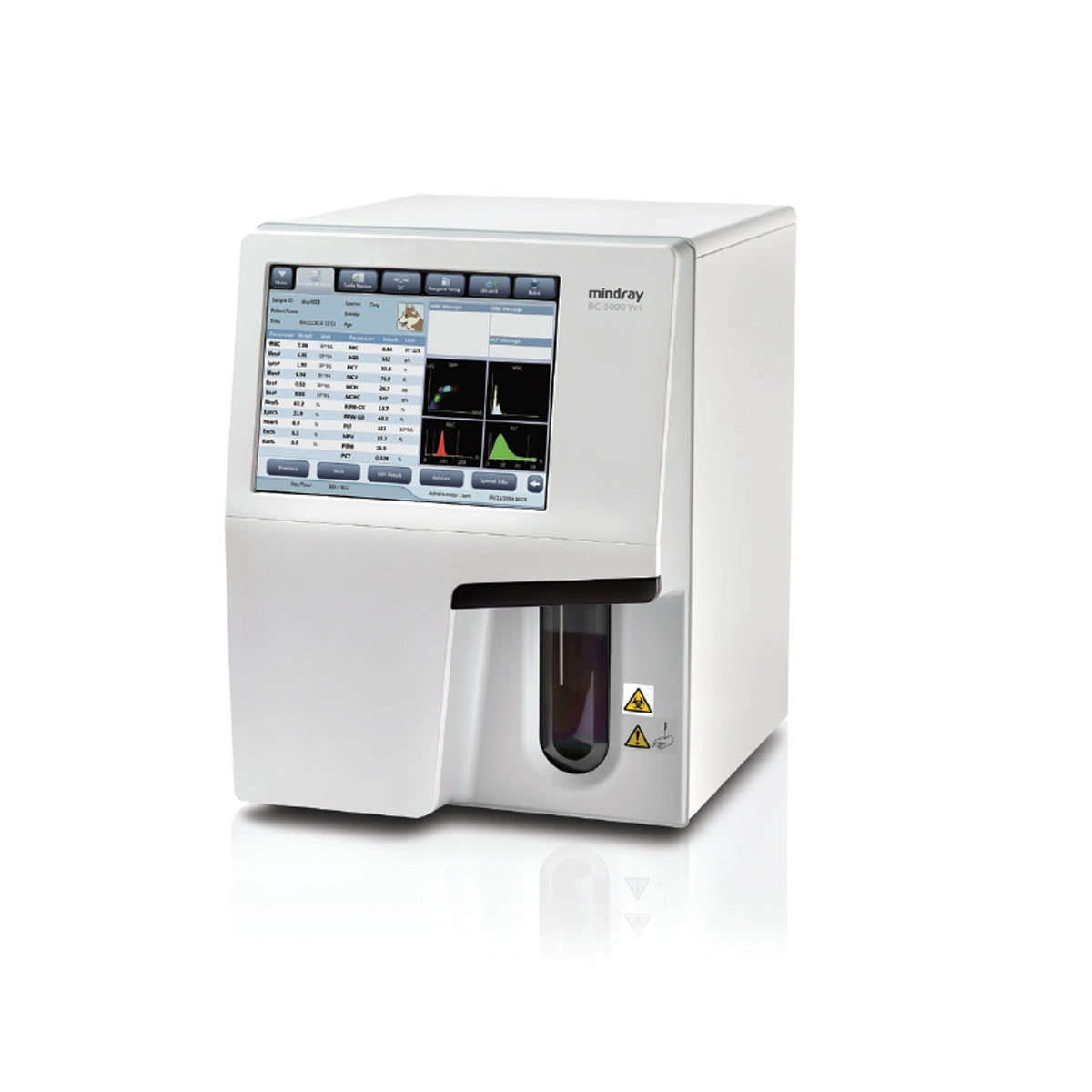 Mindray Bc-5000vet 5 Parte Analizador automático de hematología veterinaria Cbc máquina de prueba de sangre