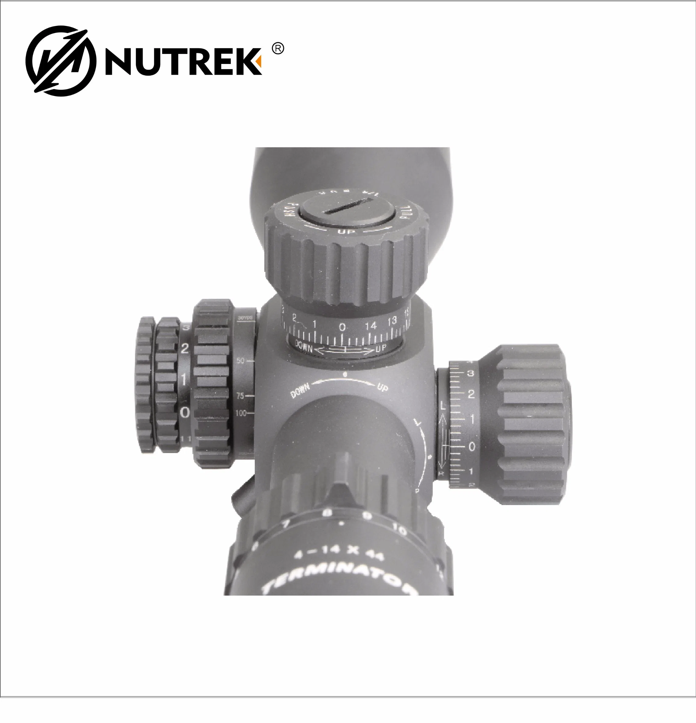 Nutrek Gran angular 30mm tubo Riflescopio 4-16X42 primer plano focal Hog ámbito de caza