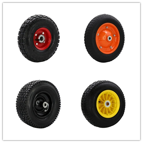 Hand Truck trolley Air Tyre Wheel Barrow Pneumatic PU  solid Rubber  tyre