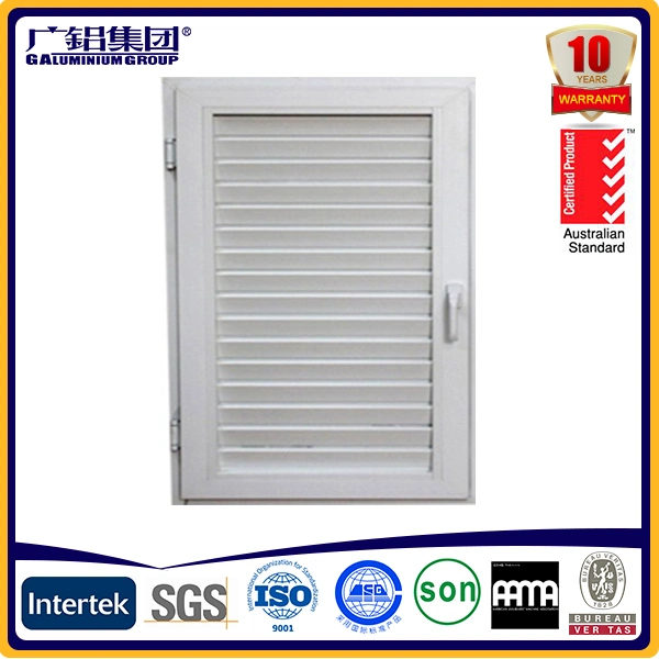 Adjustable Knob Aluminium Shutter Windows Opening Style