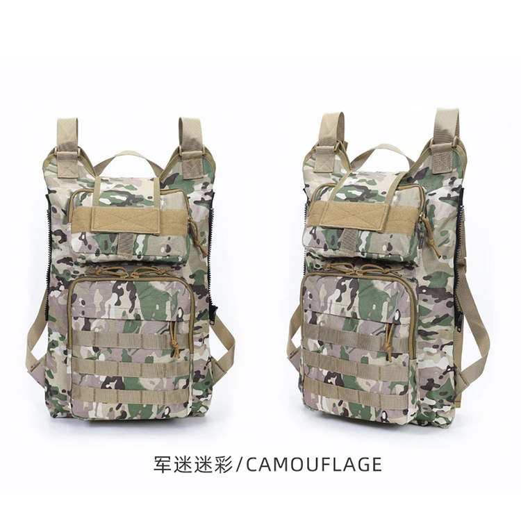 Sac de veste de combat d'engrenage d'assaut Outdoor Chasse Camping L'Hydratation sac à dos pliable