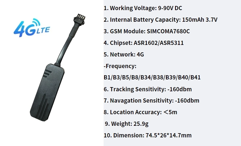 QS109r 4G GPS Fleet Tracking Device Mini Tracker GPS Tracking System