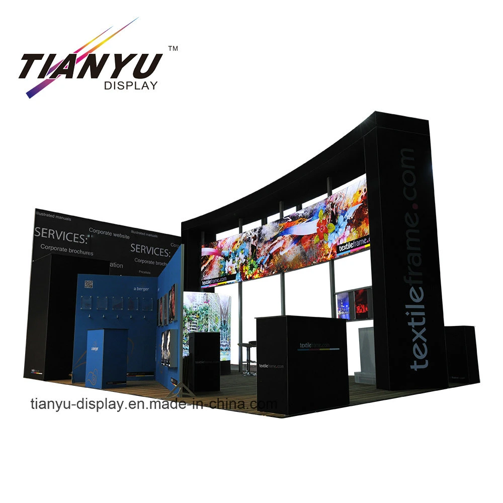 Customized Different Size Advertising Display Exhibition Stands Trade Show Booth