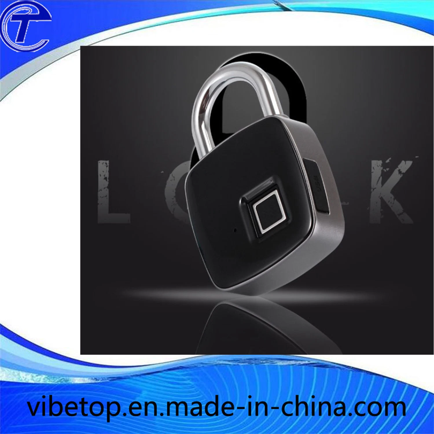 Fingerprint Padlock Smart Lock Anti-Theft Door Lock Outdoor Door Padlock