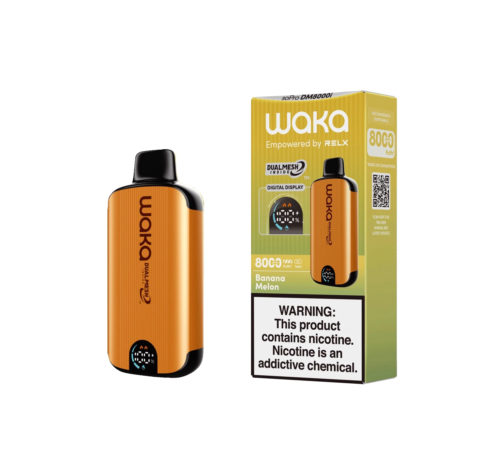 Great Quality Elektro E Hookah Waka Sopro Dm8000I Electronic Cigarette Vapor Flavors Available