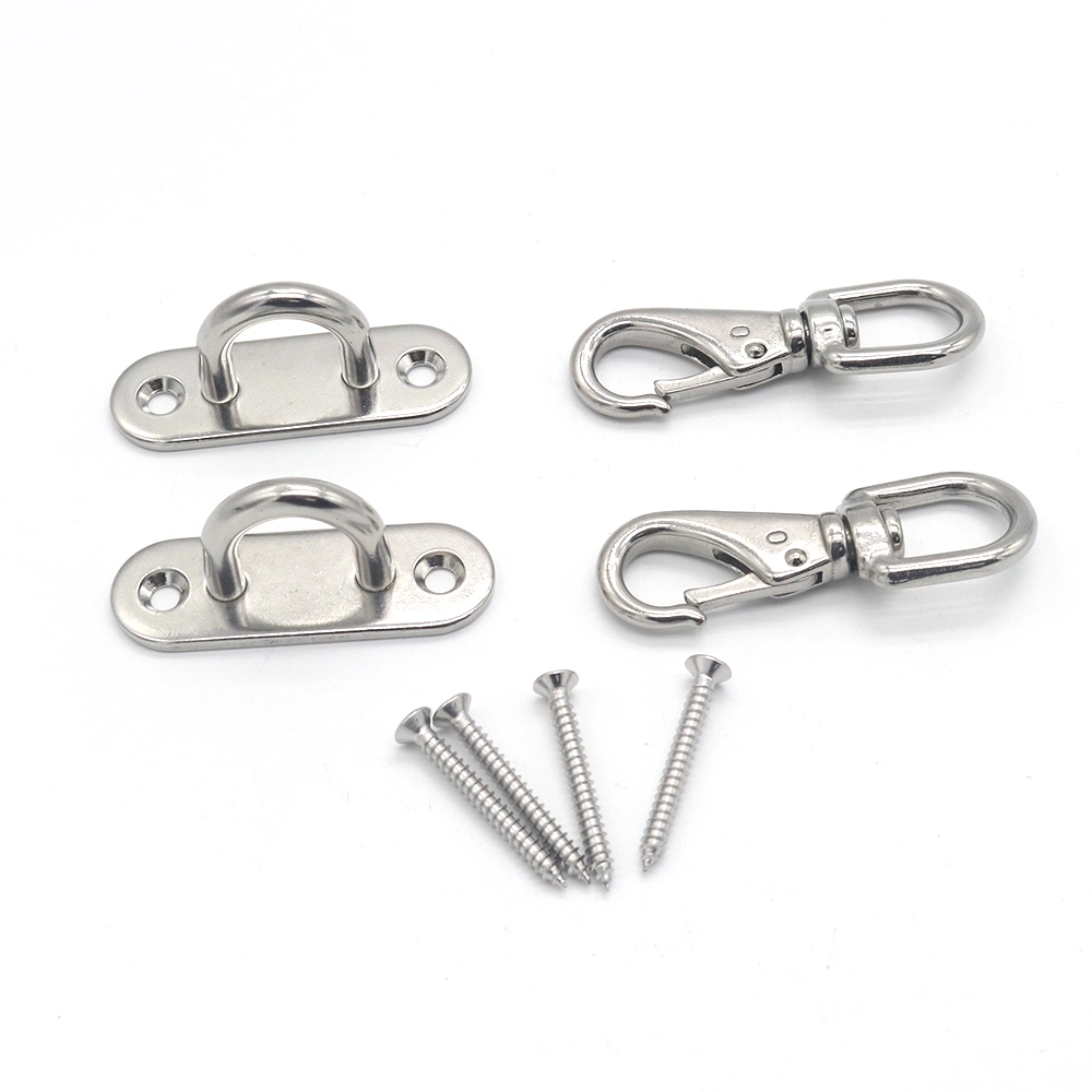 Stainless Steel 304 Chain Link Swivel Snap Hooks