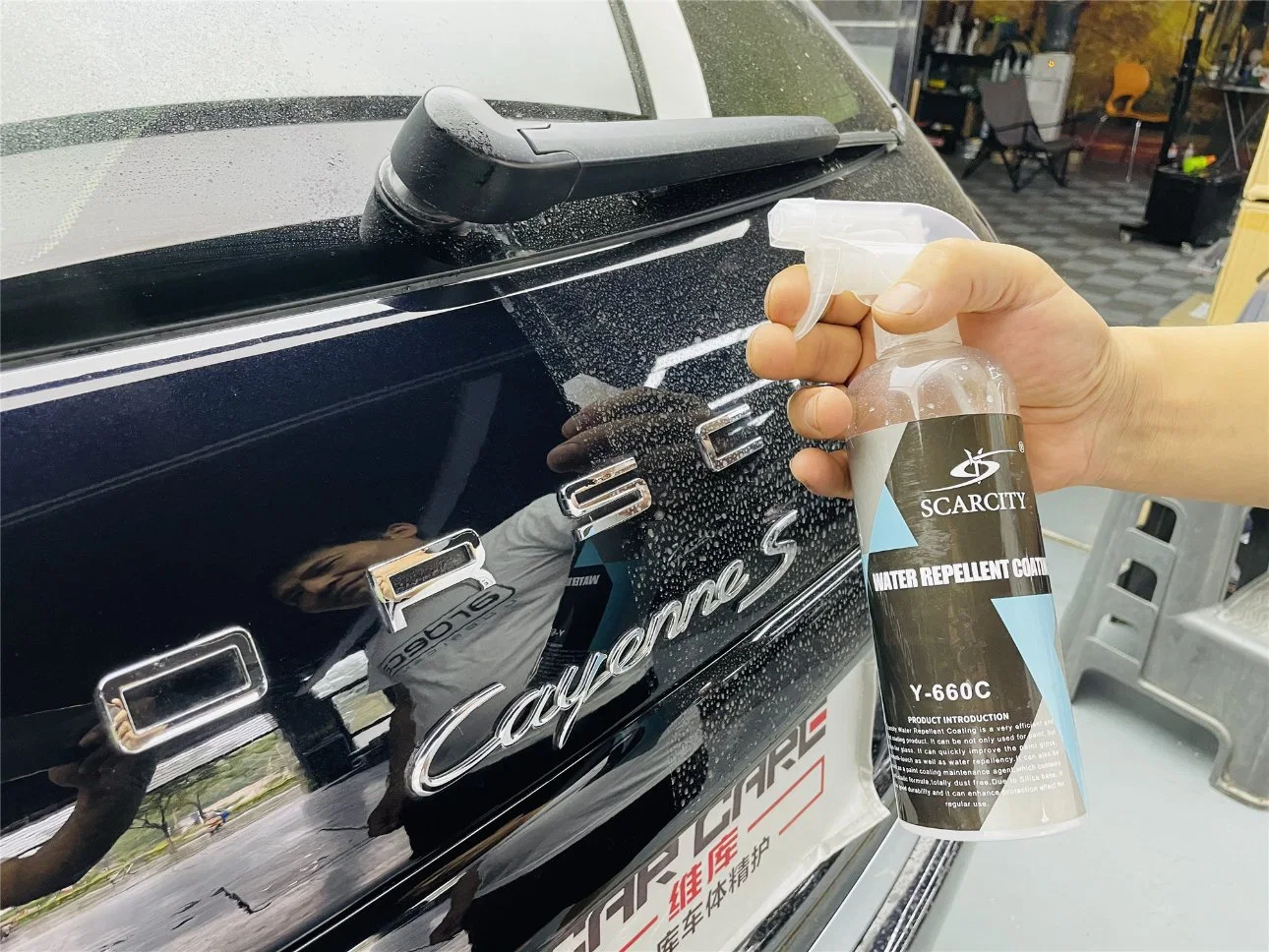 Revestimiento de Spray súper hidrófobo e impermeable para coche, barco, motocicleta