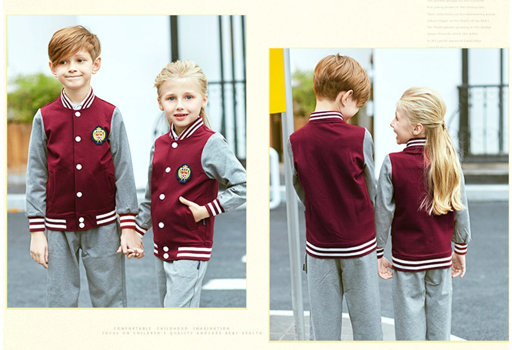 Boys and Girls Kindergarten Uniforms Suits Kids Nursery Kids Clothes