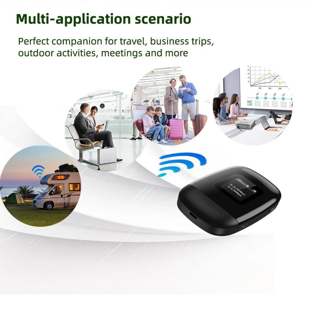 2,4G LTE Wireless Hotspot Modem 5g&amp;3G 4G Tarjeta SIM portátil Router WiFi