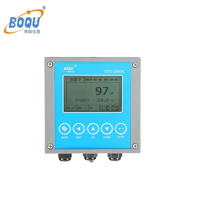 Boqu DDG-2080X stérilisation température élevée sonde de conductivité électrique EC ppm Conductimètre spécifique