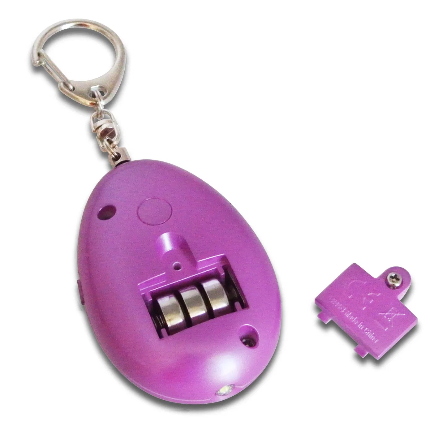 New Design Keychain Aalrm with LED Light Outdoor Sos Safety Personal Alarm