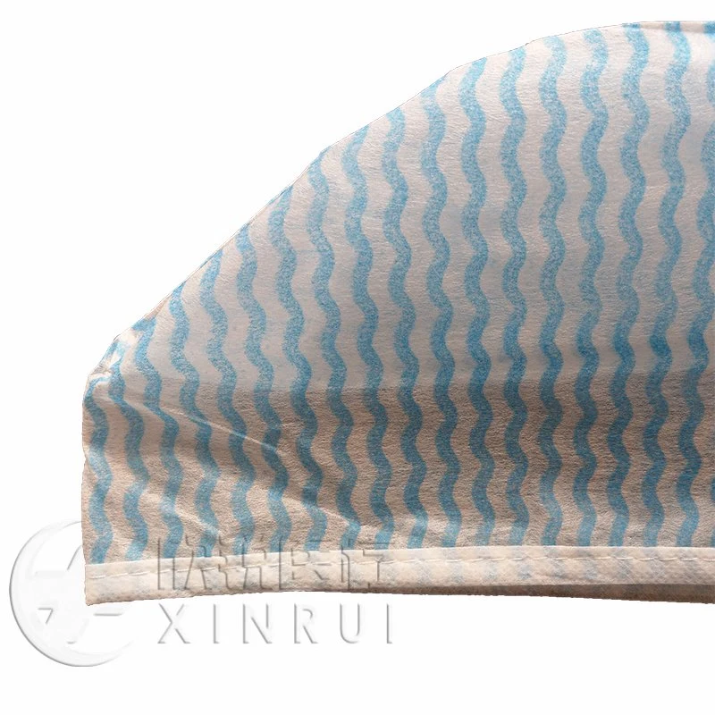 Disposable Non-Woven Doctor Cap/Surgeon Cap/Surgical Cap with Strip Pattern 24 Inch