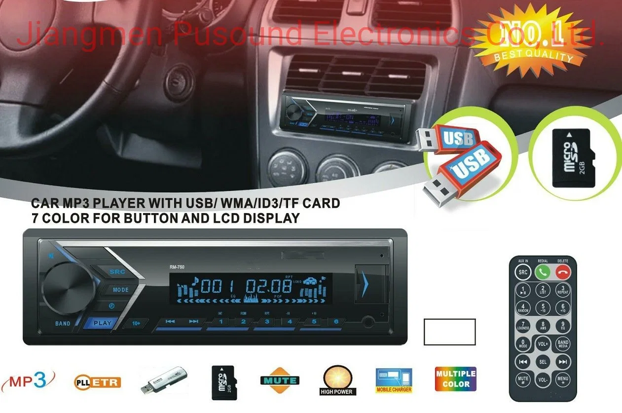 One DIN Car Radio FM USB SD Player One DIN Auto Car Radio