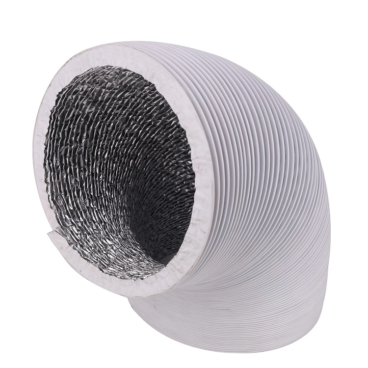 100-315mm SAA conducto flexible de aluminio Aire acondicionado flexible semirrígido Conducto