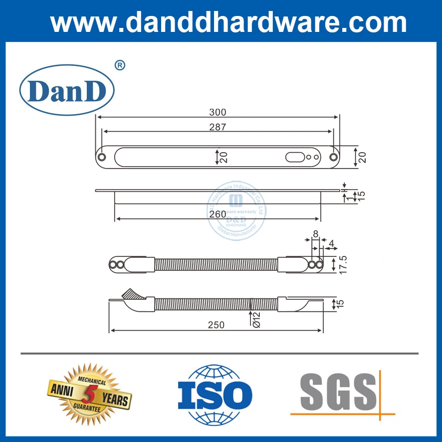 Fire Rated Door Stainless Steel Power Transfer Device