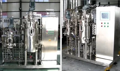 500L biorreactor farmacéutica suspensión total de la cultura cuba de fermentación de acero inoxidable