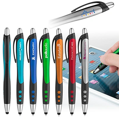 Promotion Gift Fashion Design Metal Stylus Gel Pen/Stylus Ball Pen/Stylus Ballpoint Pen