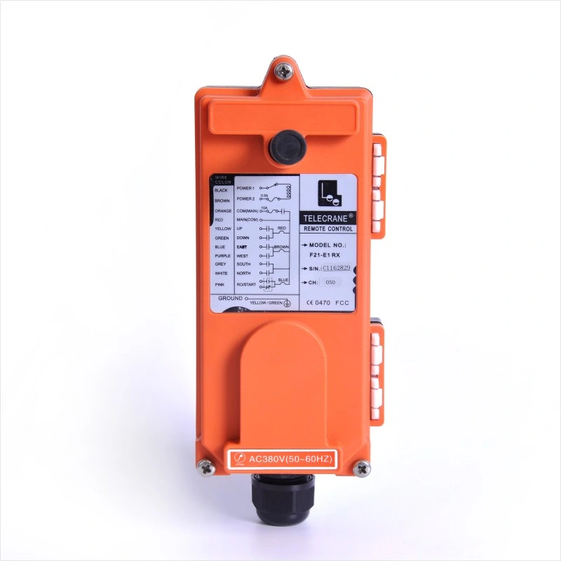 Wholesales Universal Telecrane F21-E1b Grua Industrial rádio sem fio de controle de RF 1transmissor receptor 1 Para Caminhão Guindaste Guindaste