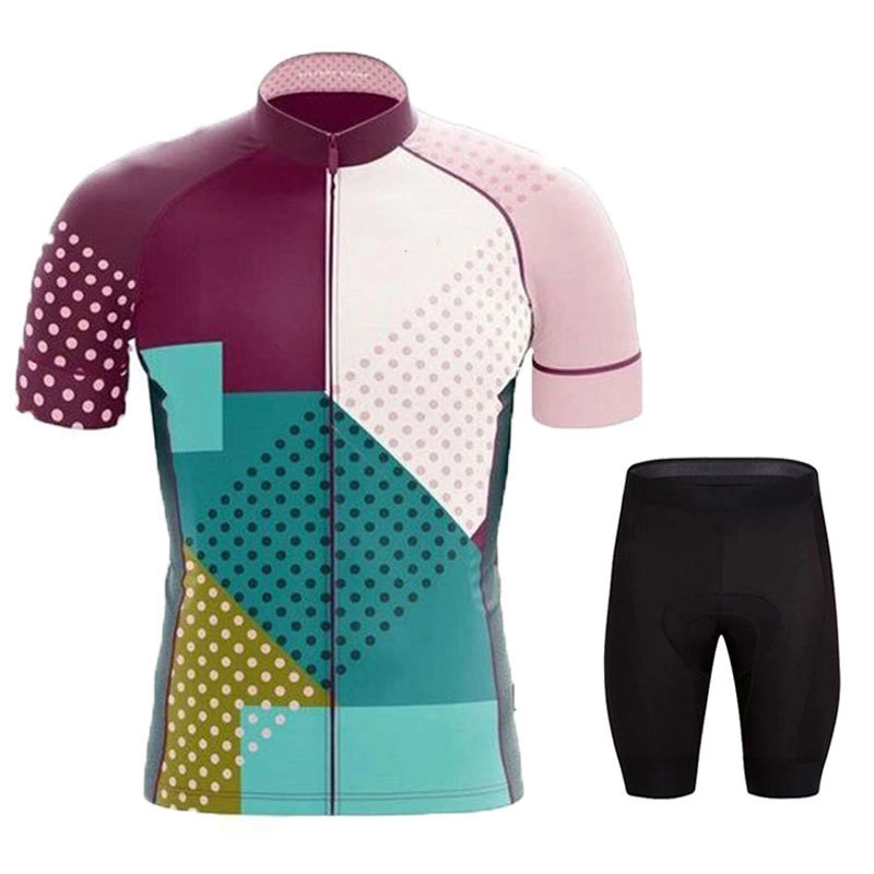 Estilo de Verão Homem Personalizado Bike Bicicleta Jersey uniforme define a humidade Wick Aluguer Short-Sleeved Andar de bicicleta de desgaste de roupas