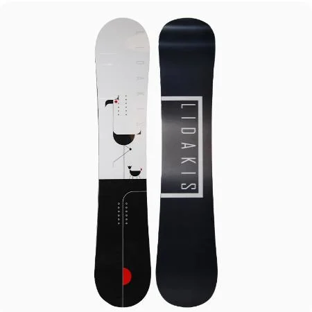 All Mountains Sandwich Structure Red-Crowned Crane Snowboard for Men