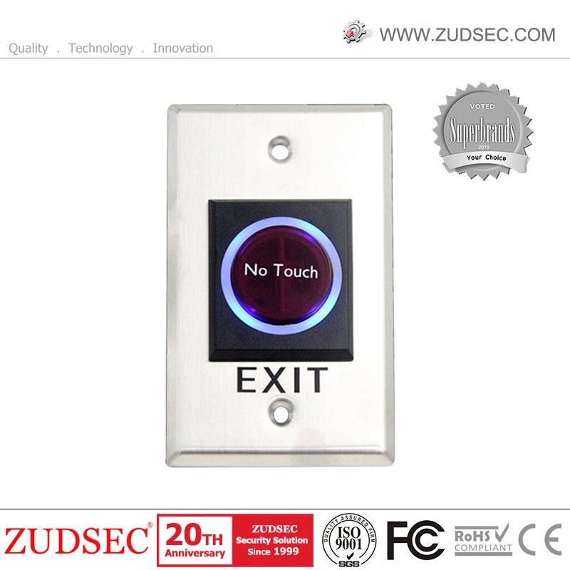 Infrared Sensor Switch No Touch Contactless Door Release Exit Button with LED Indication