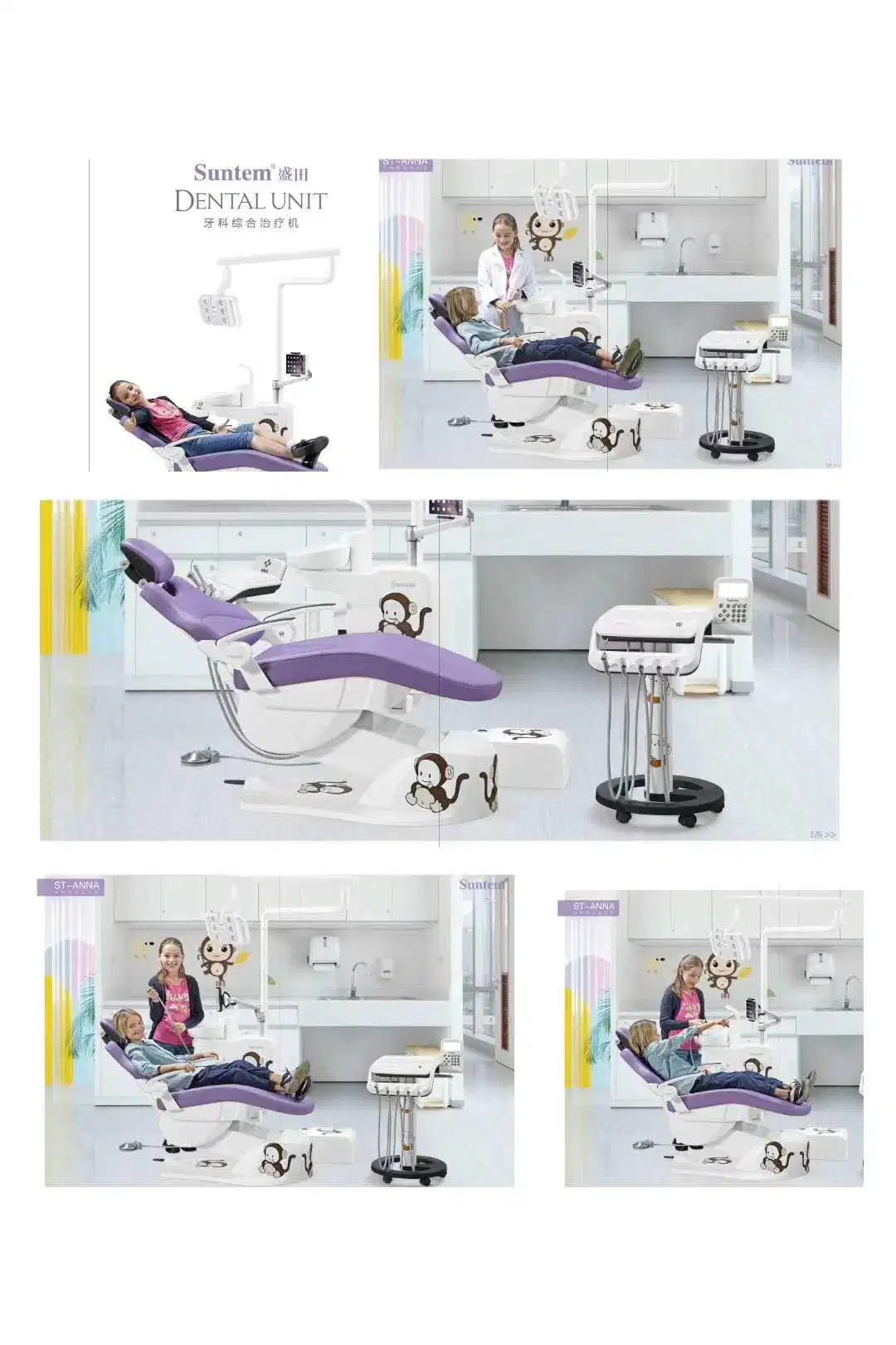 Suntem Dental Unit St-Anna with European Design/Children Unit/Children Chair