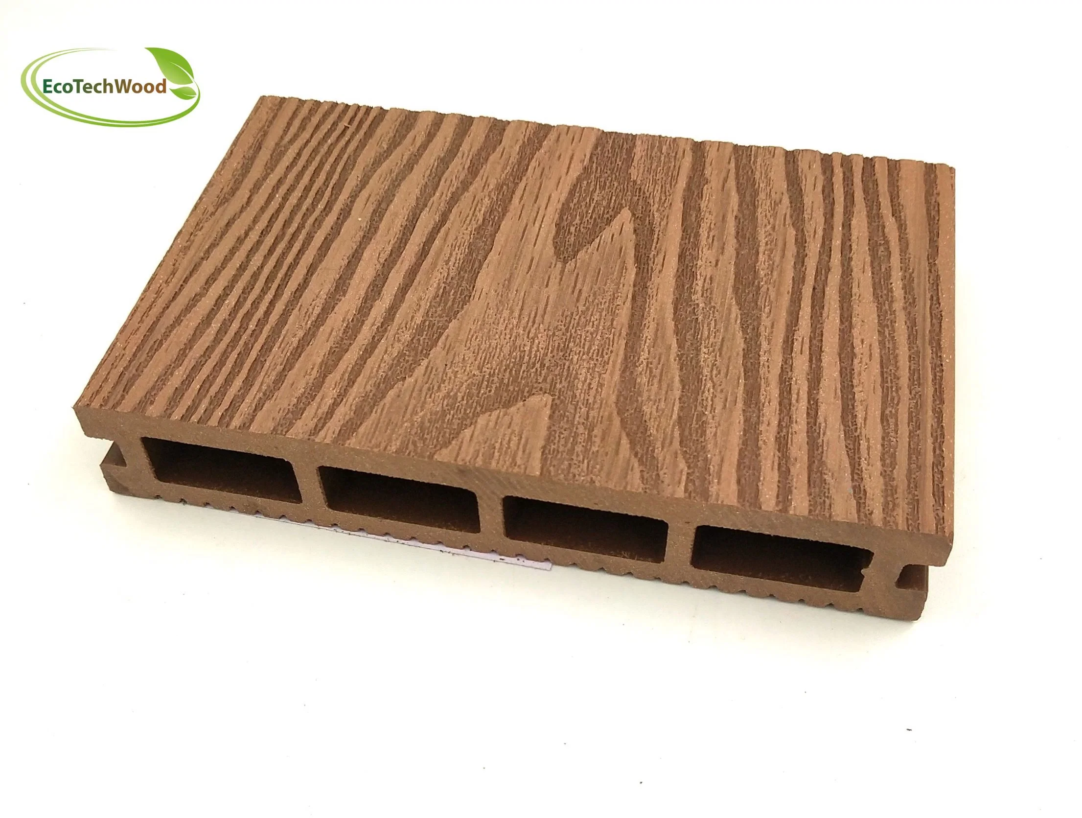 Hot Sales 3D Wood Grain WPC Wood Plastic Composite Decking