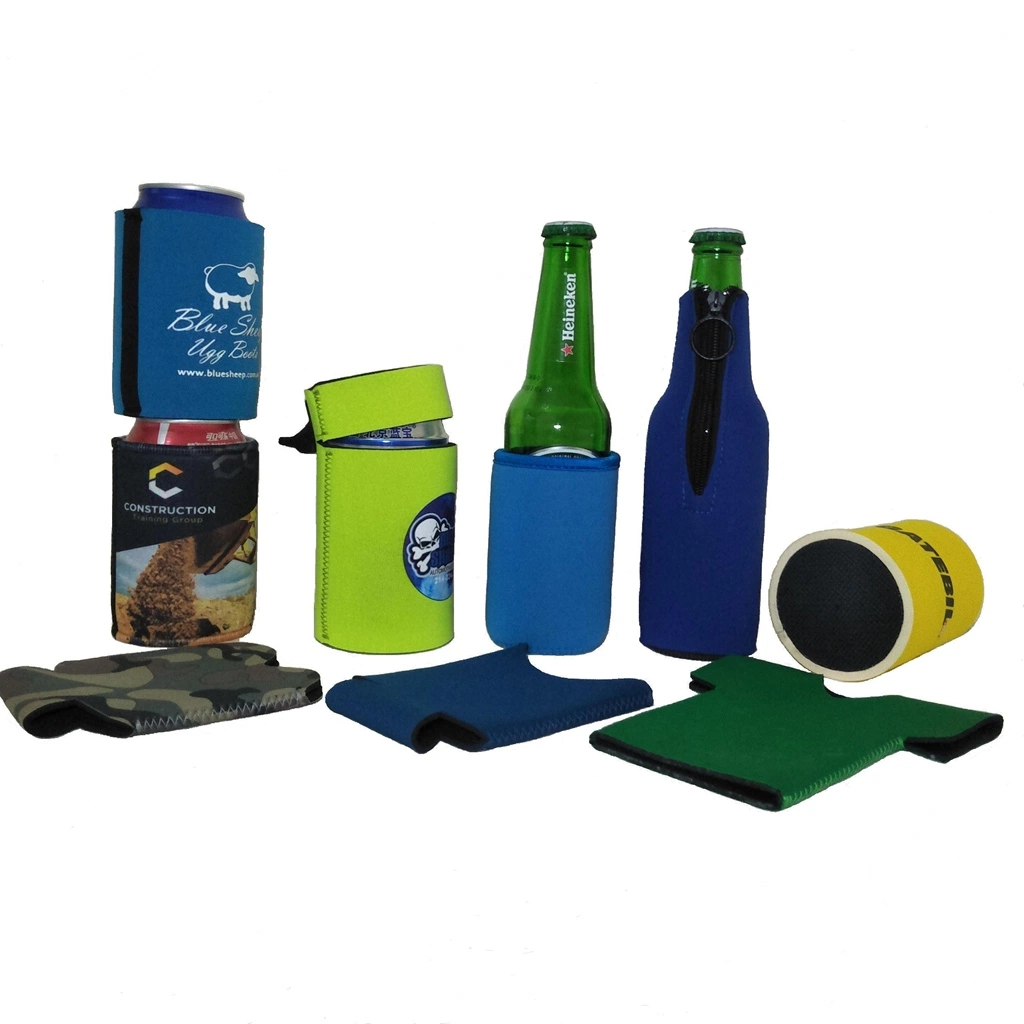 Cerveza de neopreno a medida bebida botella de Stubbie Can Koozie Stubby nevera (BC0001)