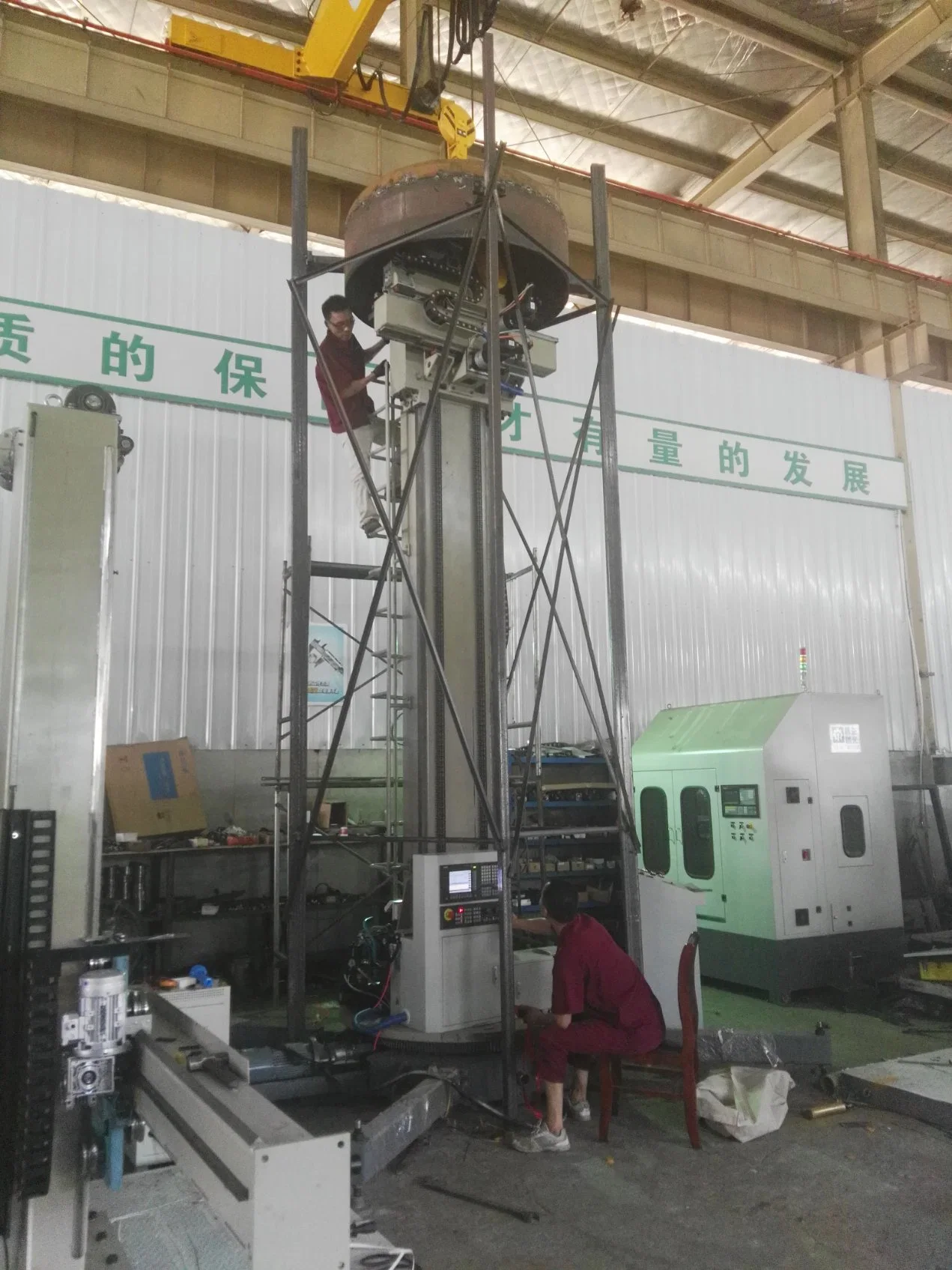 CNC Controlled Reduction Furnace Cleaning and Maintenance Machine with High Efficiency