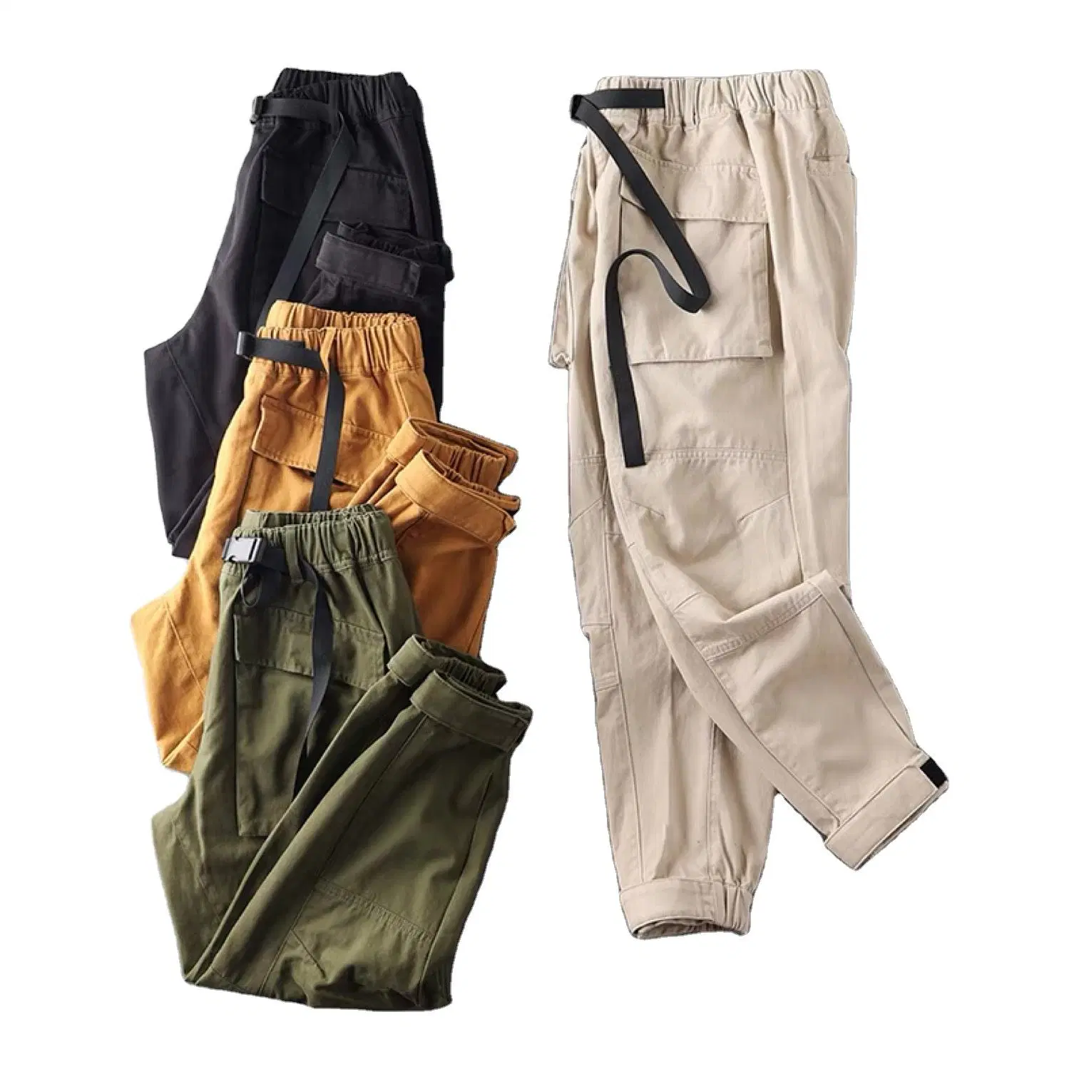 Hot Style Men's Cargo Multi-Pocket Trousers Men's Woven Casual Shorts High quality/High cost performance Pants