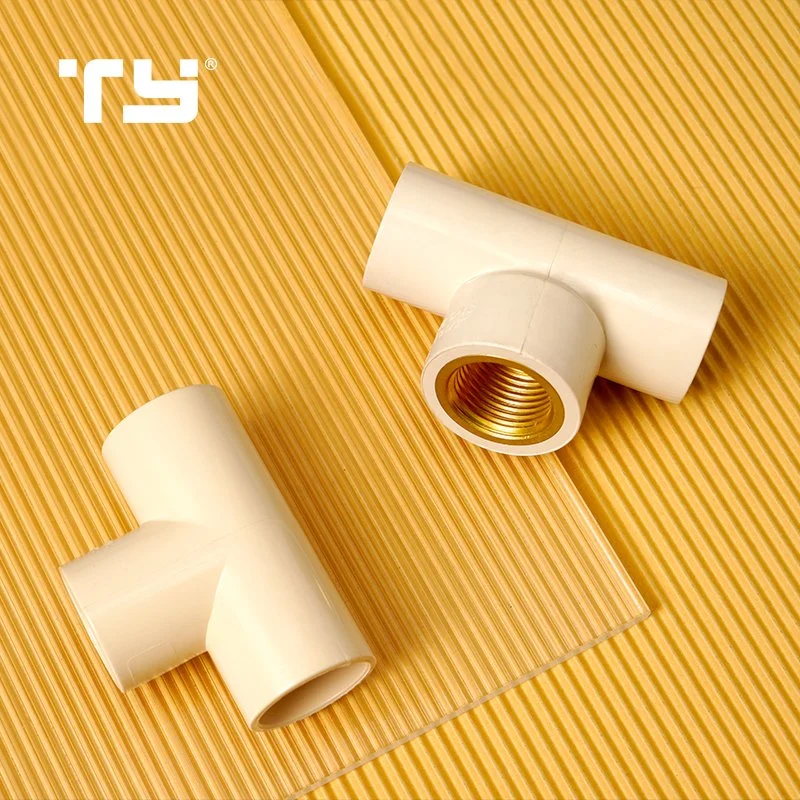 Female Elbow with Brass Thread ASTM D2846 CPVC Plastic Pipe Fitting