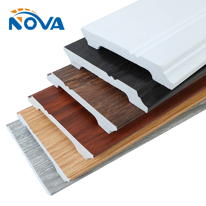 Interior Home PU Decorative Trim Flexible Skirting Board Baseboard Moulding