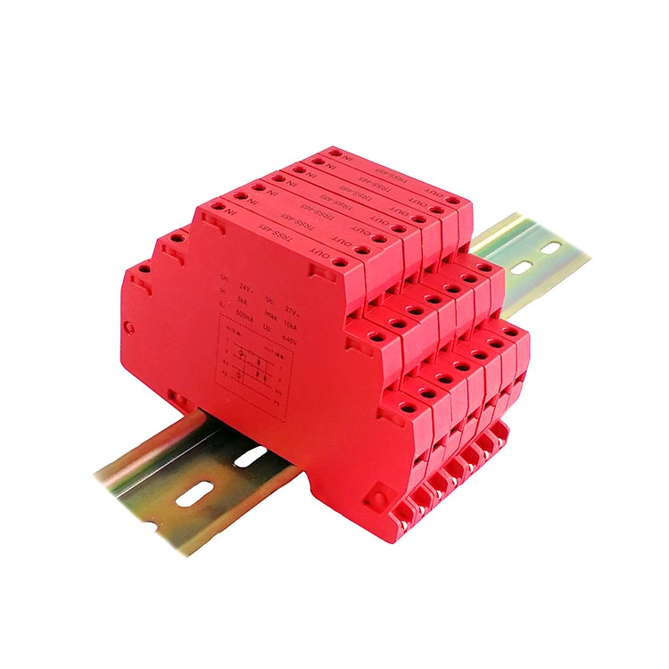 High Shielding Performance RS485 Surge Arrester 24V Control Signal Surge Protection Device